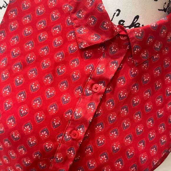 New York Company Red long Summer Dress size Medium - Picture 15 of 16